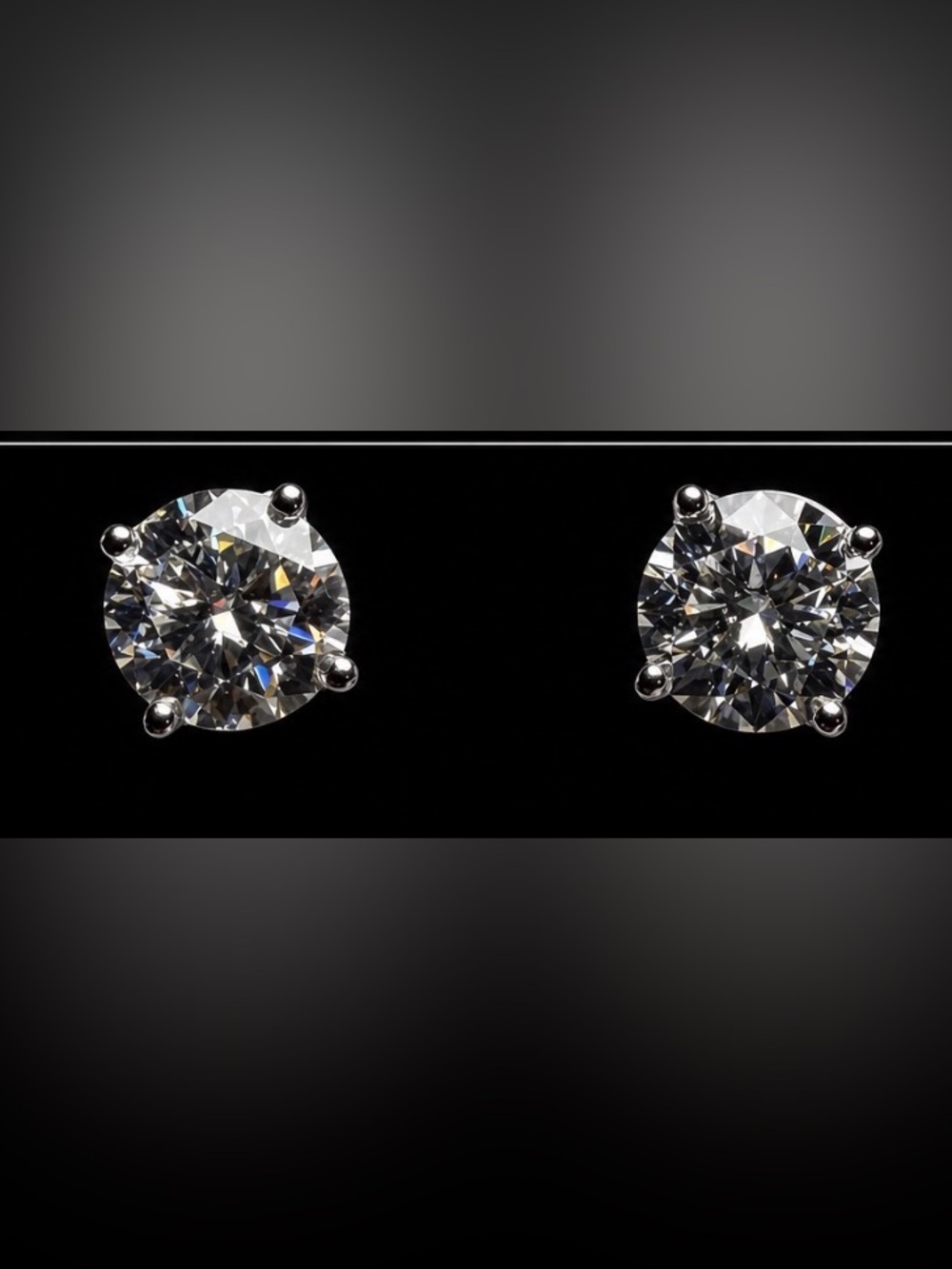 Luxury Sterling Silver Moissanite Stud Earrings | 1.60 CTW VVS D Color Sparkle